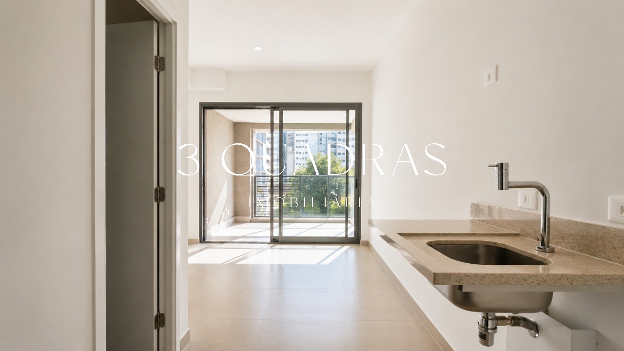 Studio de Alto Padrão no Duo Jardins-Ibirapuera (28m²)